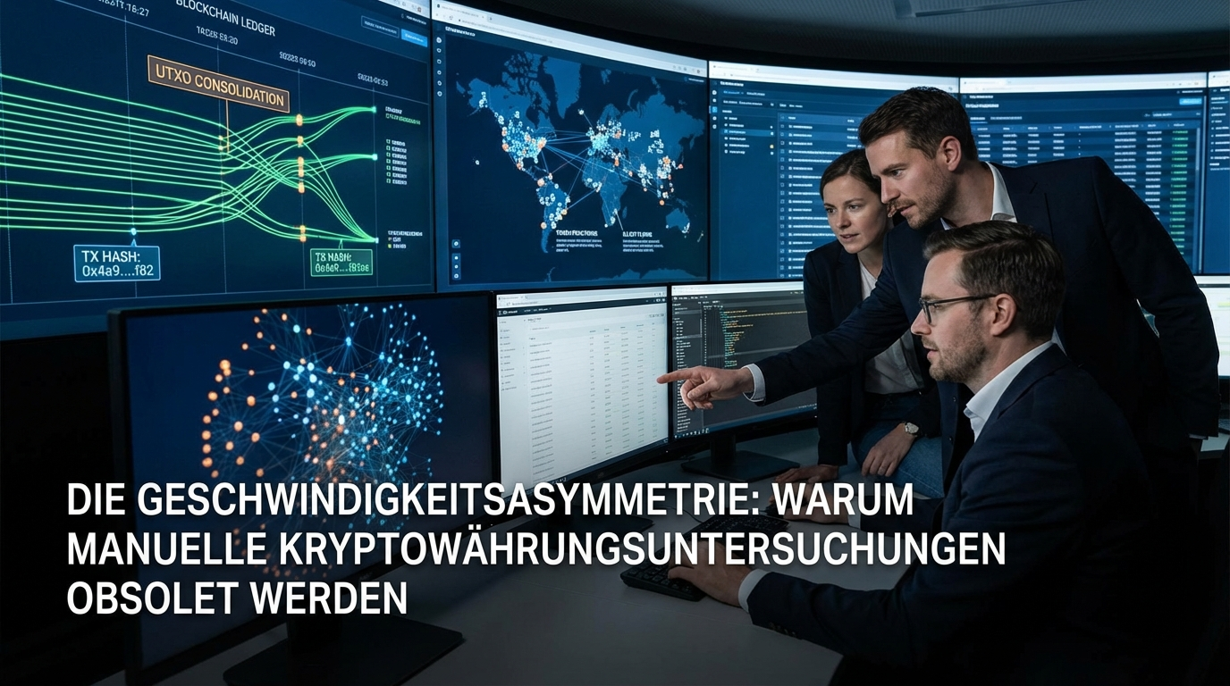 Die Geschwindigkeitsasymmetrie bei Krypto-Ermittlungen